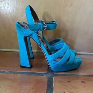 Sam Edelman Blue Strappy Heels